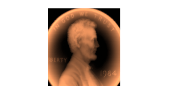 Figure contains an axes object. The hidden axes object contains an object of type surface.