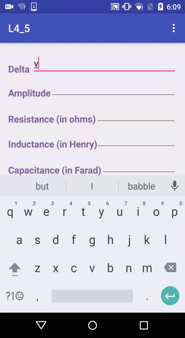 Figure 2.  Mobile app developed for lab on linear time-invariant systems and convolution.