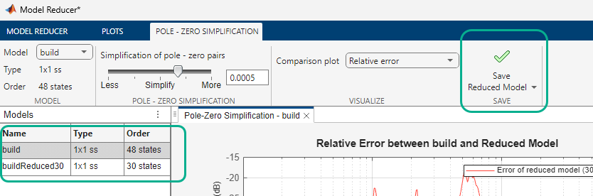 Pole-Zero Simplification - MATLAB & Simulink