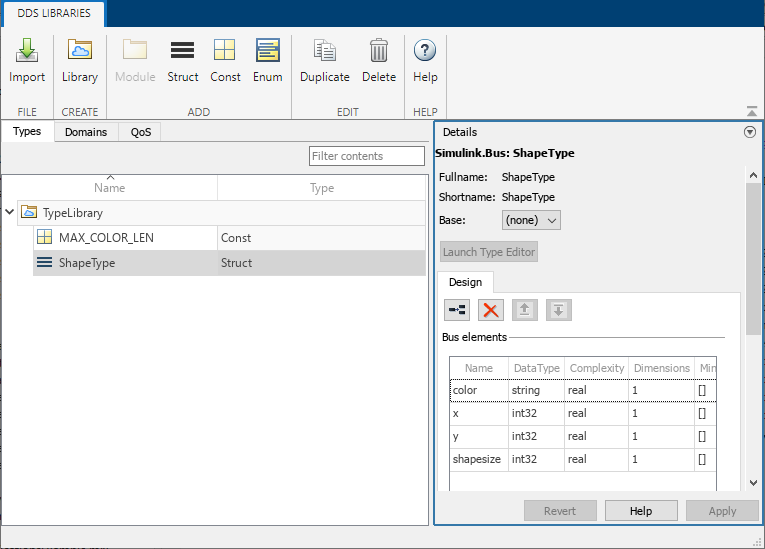 View and Edit DDS Definitions MATLAB & Simulink