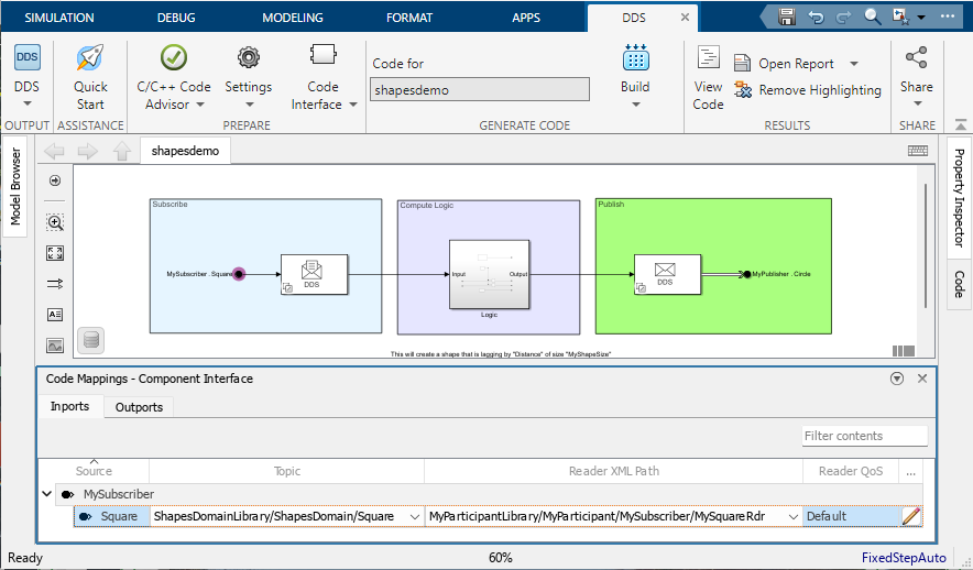 Interactively Configure DDS Interface MATLAB & Simulink