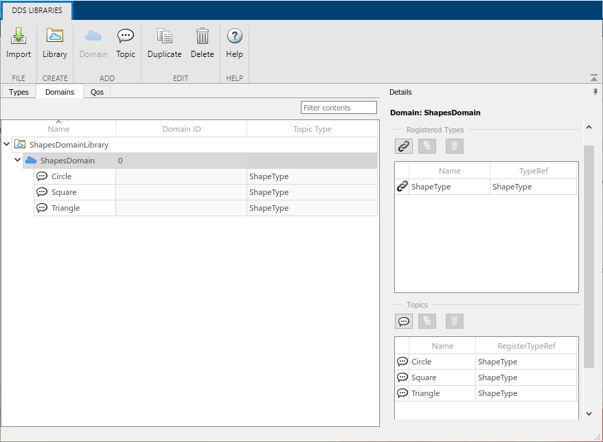 Manage Domains MATLAB & Simulink
