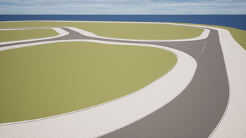 ZalaZONE high-speed handling course scene