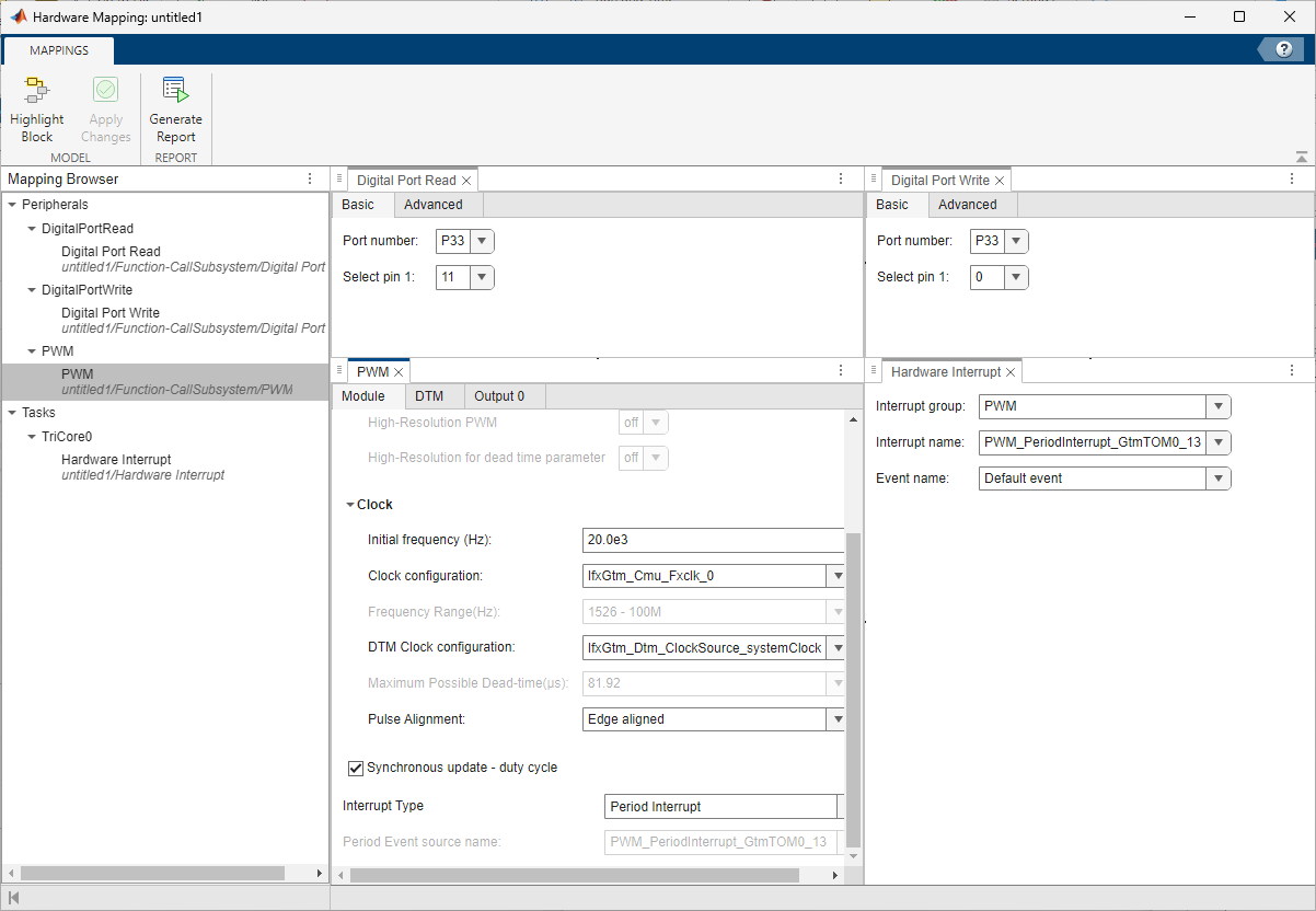 Hardware Mapping for Event-based Monolithic model