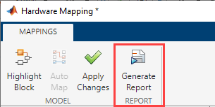Generate Hardware Mapping summary report