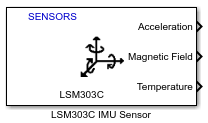 block icon for LSM303 IMU sensor
