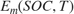 $E_m(SOC,T)$