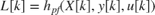 $L[k] = h_{pf}(X[k],y[k],u[k])$