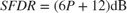 $SFDR = \left( {6P + 12} \right){\rm{dB}}$