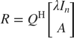 $R=Q^\mathrm{H}\left[\begin{array}{c}\lambda I_n\\A\end{array}\right]$
