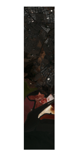 Figure contains an axes object. The hidden axes object contains an object of type image.