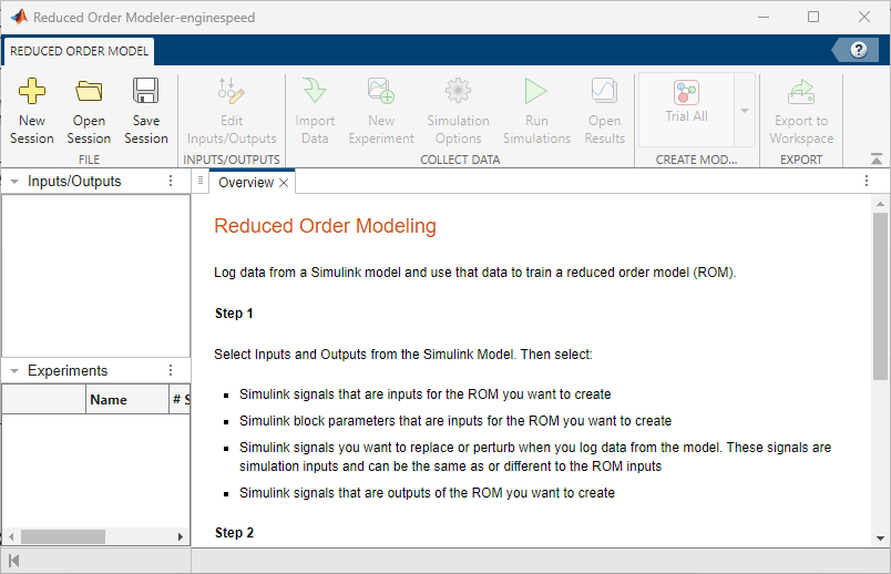 Reduced Order Modeling of Subsystems in Engine Model - MATLAB & Simulink