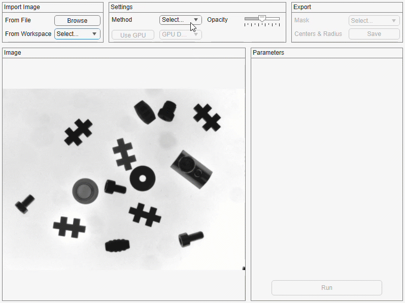 Create an App to Detect Circles in Image