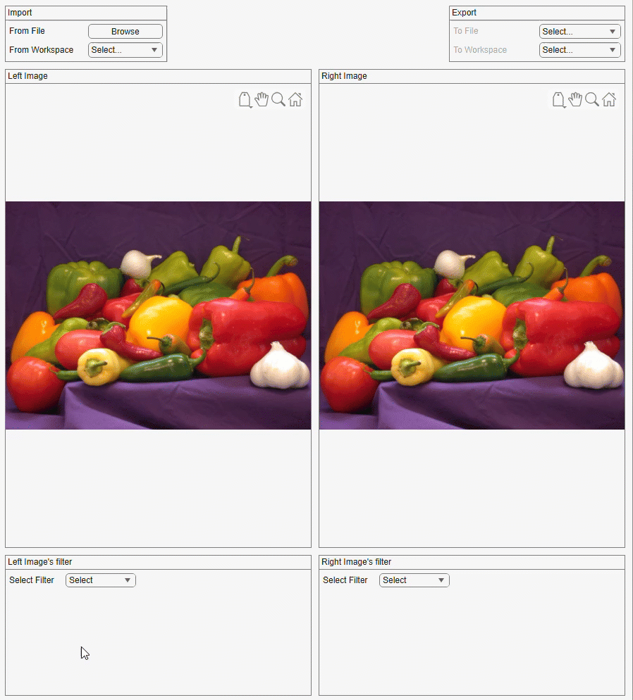 Create an App for Comparing Image Filters