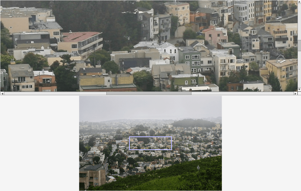 imoverviewpanel Overview tool panel for image displayed in scroll