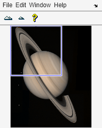 Figure Overview (Saturn) contains an axes object and other objects of type uipanel, uitoolbar, uimenu. The hidden axes object contains 8 objects of type line, patch, image.