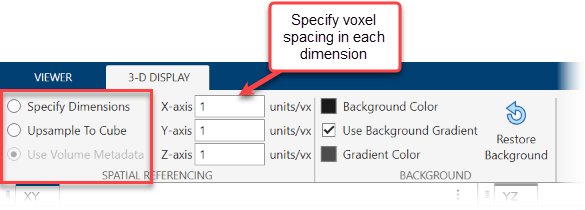 Explore 3-D Volumetric Data with Volume Viewer App - MATLAB & Simulink