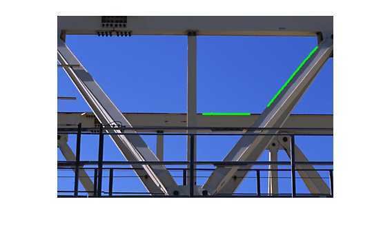 Figure contains an axes object. The hidden axes object contains 3 objects of type image, line.