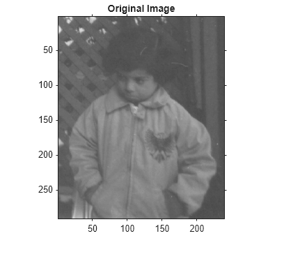 Figure contains an axes object. The axes object with title Original Image contains an object of type image.