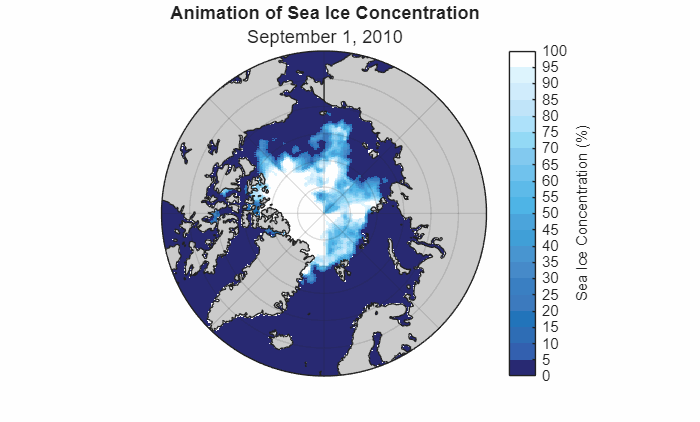 Animation of sea ice concentrations for 2010, 2012, 2014, 2016, 2018, 2020, and 2022