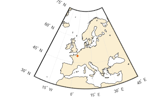 Figure contains an axes object. The hidden axes object contains 76 objects of type patch, line, text. One or more of the lines displays its values using only markers