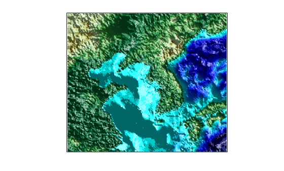 Figure contains an axes object. The axes object contains an object of type surface.