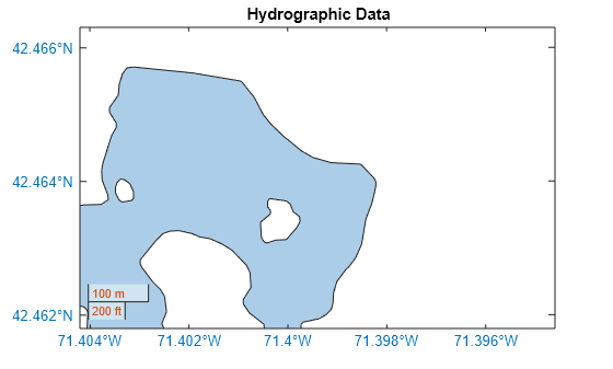 Figure contains an axes object with type mapaxes. The mapaxes object contains an object of type polygon.