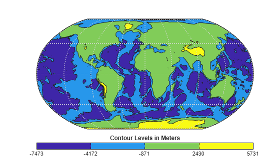 contourcmap - Contour colormap and color bar - MATLAB