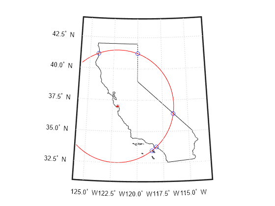 Intersection Points For Lines Or Polygon Edges Matlab Polyxpoly