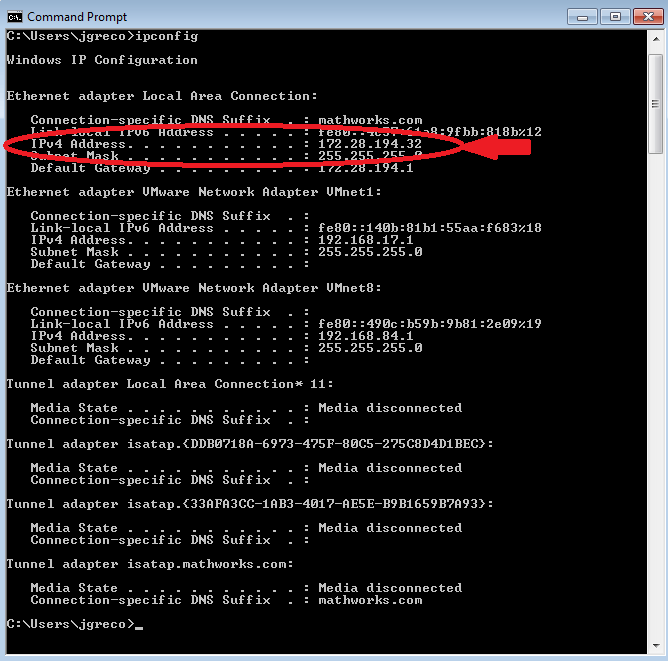 Windows command prompt