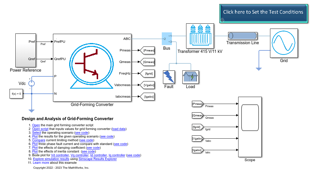 Design and Analyze Grid-Forming Converter