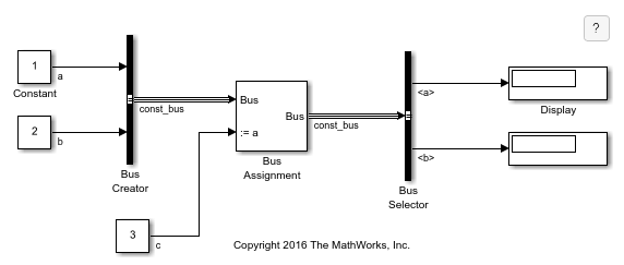 matrix assignment simulink