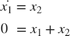 $$\begin{array}{l}\dot{x_1 } =x_2 \\0\;=x_1 +x_2 \end{array}$$