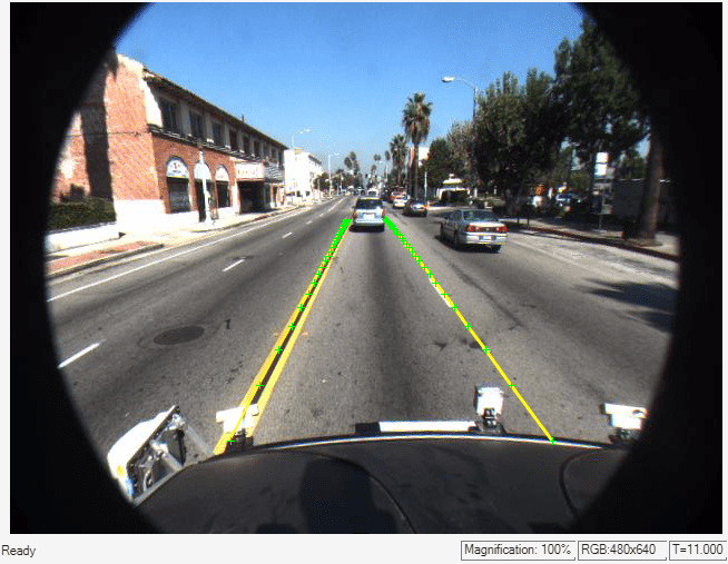 Code Generation for Deep Learning Simulink Model That Performs Lane and Vehicle Detection