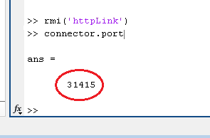 A screenshot of the command window shows how to view the status of the HTTP server, and that the server is activated for port 31415.