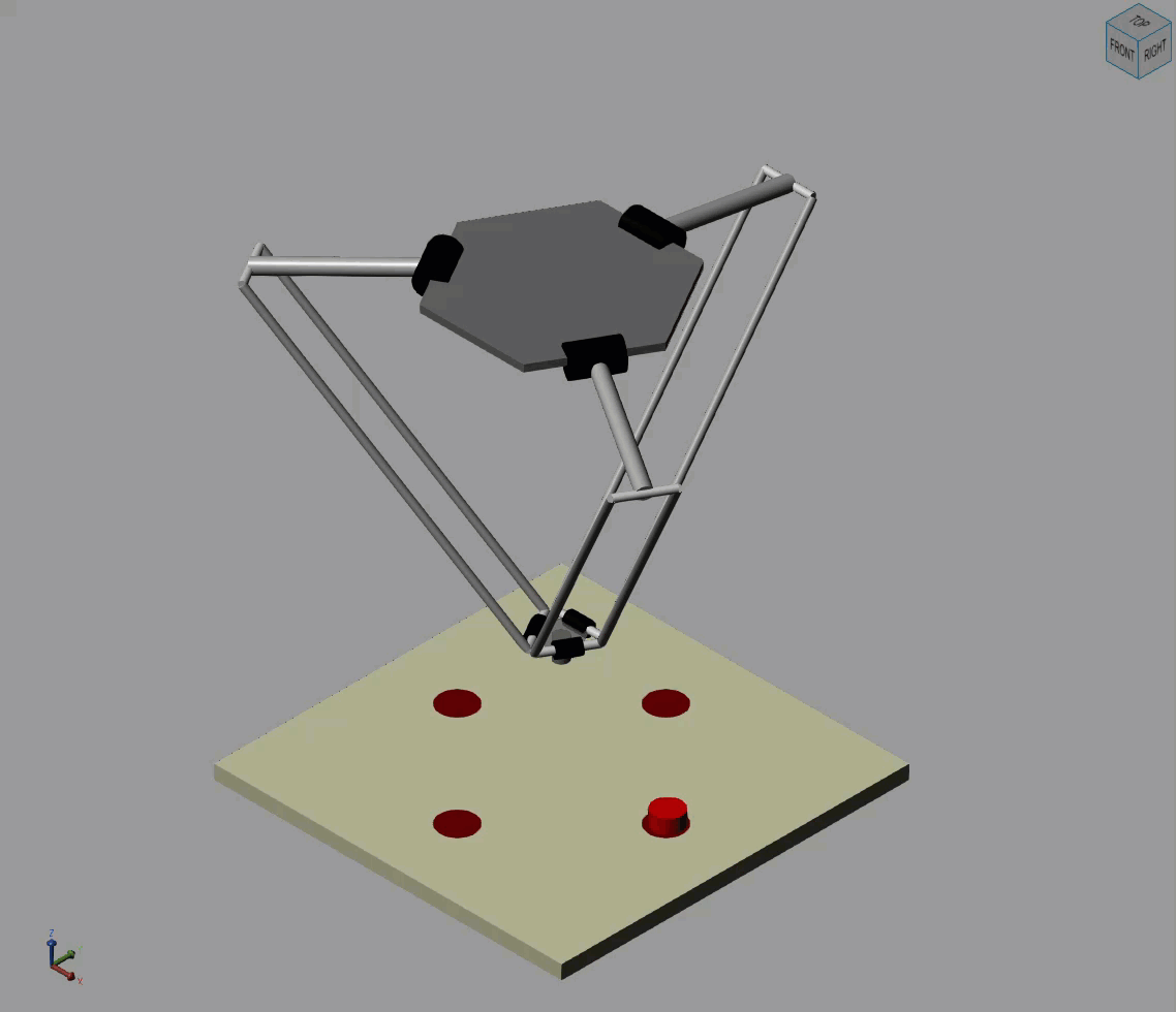 Pick and Place Robot Using Forward and Inverse Kinematics