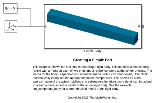 Creating a Simple Body