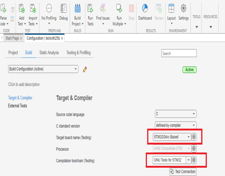 Use Polyspace Test for Testing C/C++ Code to Run on STM32 Microcontrollers