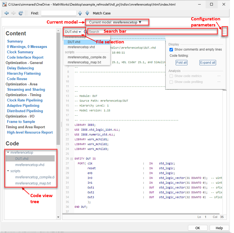 Code Generation Report