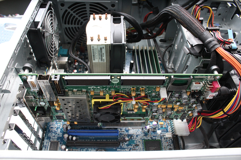 VC707 board installed in a host computer