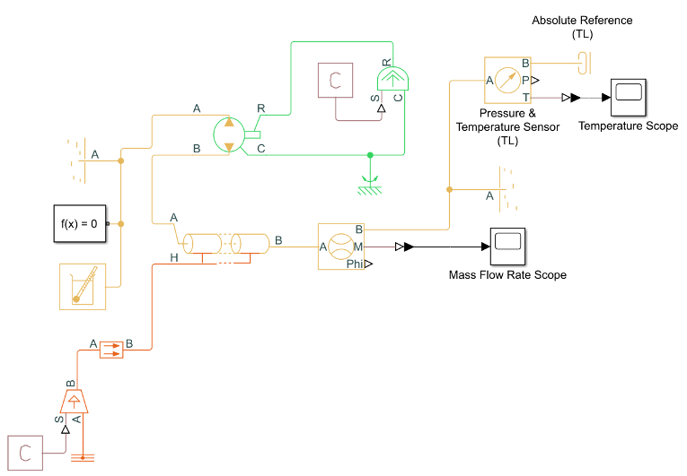 Model a Thermal Liquid Pipeline MATLAB & Simulink
