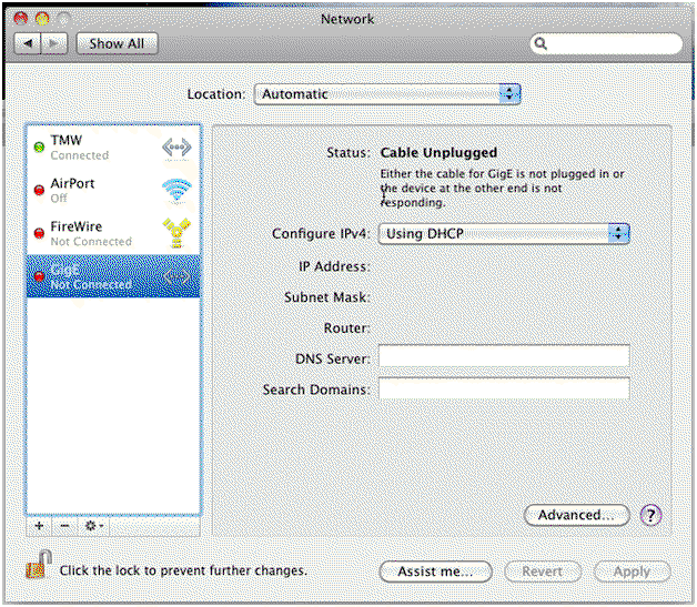 Configure Gigabit Network Adapter on macOS MATLAB & Simulink