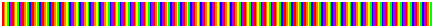 Color bar showing the colors of the prism colormap. The colormap contains a repeating pattern of colors: red, orange, yellow, green, blue, and purple.