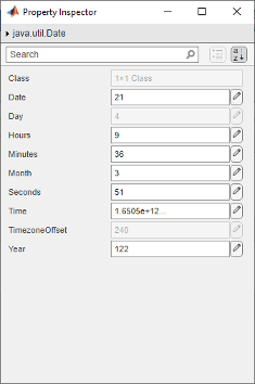 Improved Property Inspector for Java objects