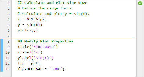 File open in the Editor showing the reduced gray area to the left of the code