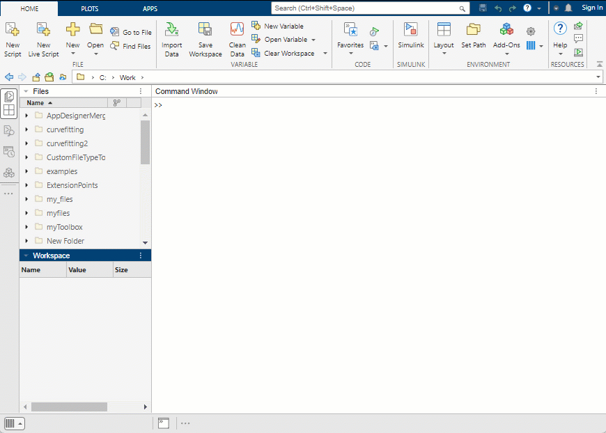Configure the Desktop - MATLAB & Simulink