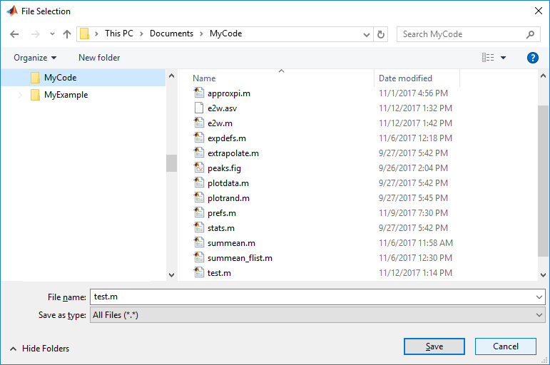 Matlab File Extension Examples of Matlab File Extension