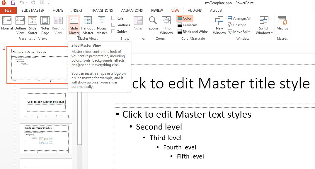 what is a slide master in powerpoint