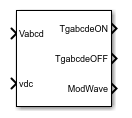 PWM Timing and Waveform Generator (Four-phase, Two-level) block icon