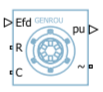 Load Angle Synchronous Machine Synchronous Machine GENROU - GENROU synchronous generator model - MATLAB